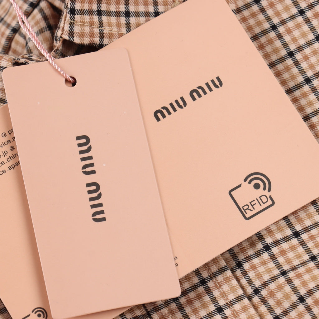 MIU MIU - Checked shirt