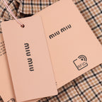 MIU MIU - Checked shirt