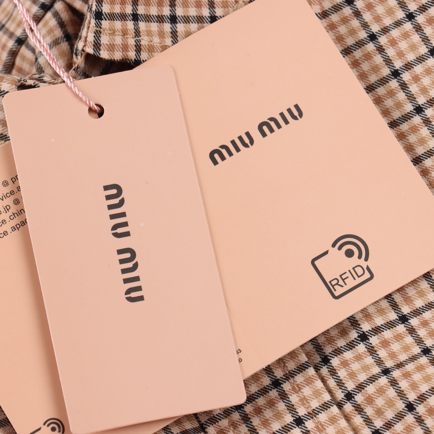 MIU MIU - Checked shirt