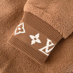 LOUIS VUITTON - Leather Patch Fleece