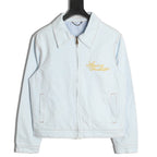 LOUIS VUITTON - Embroidered Signature Denim Workwear Blouson