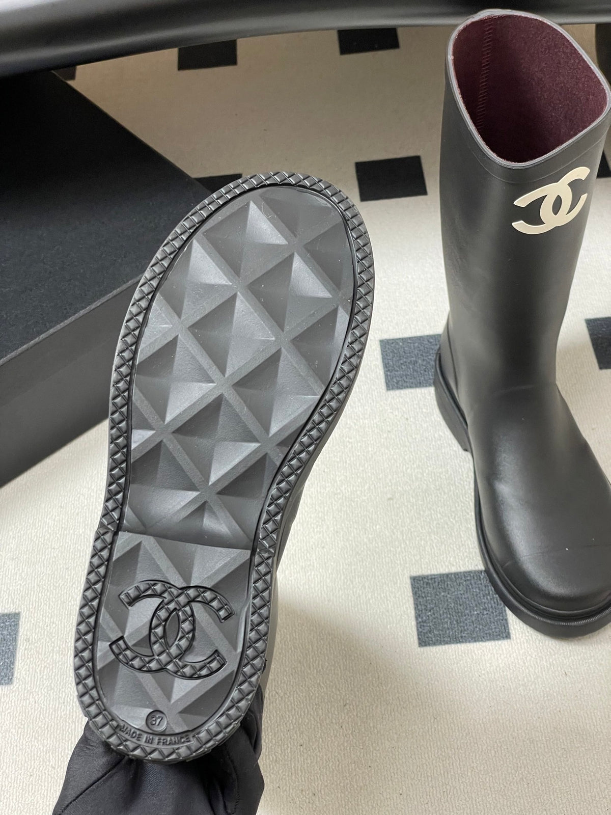 CHANEL - Wellington boots