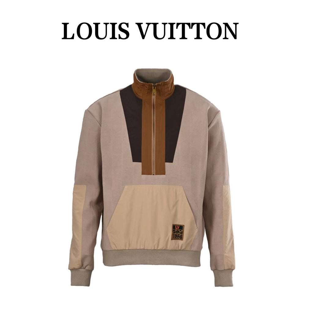 LOUIS VUITTON - Damier Hybrid Half-Zip Workwear Pullover