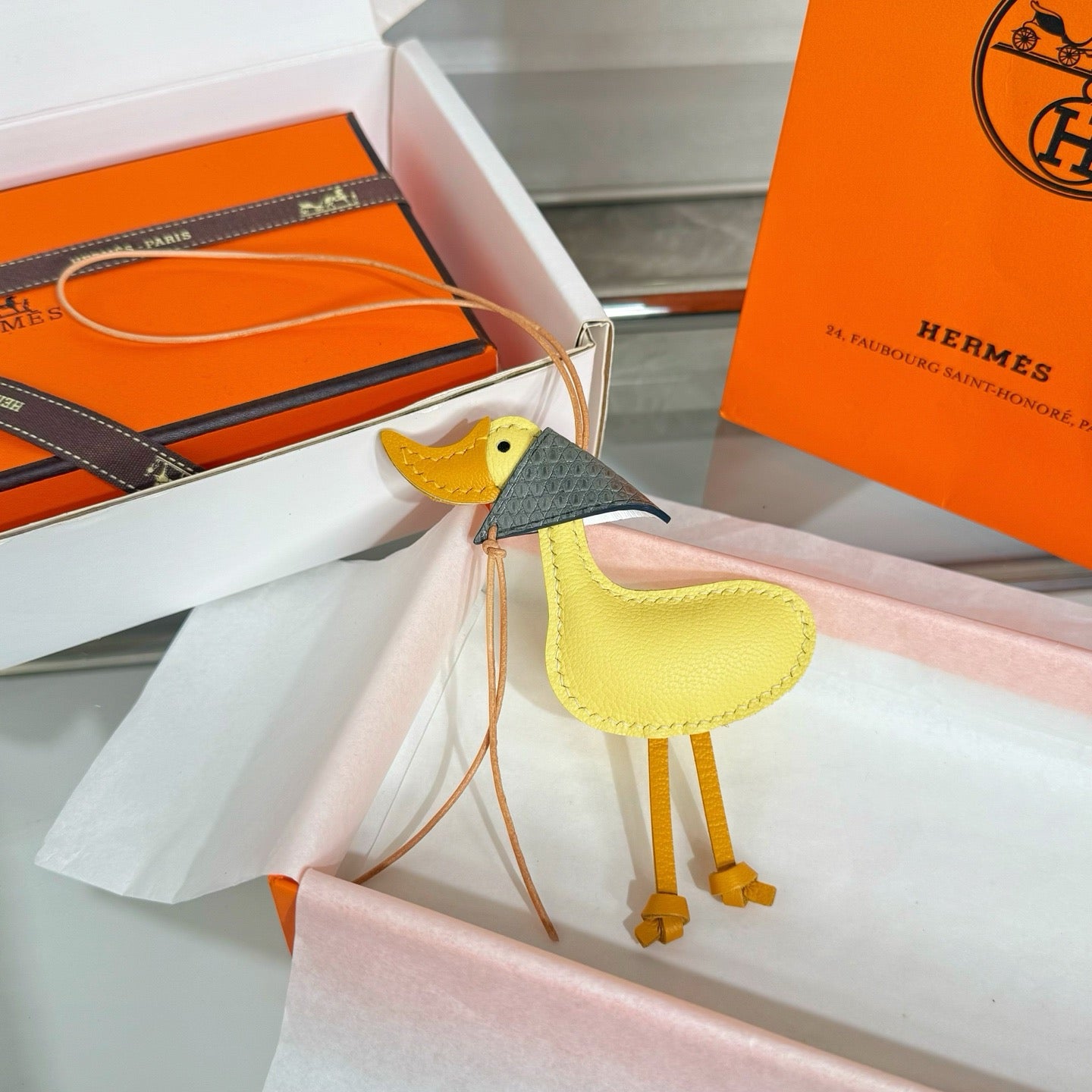 BOTTEGA VENETA - Intrecciato Leather Bag Charm