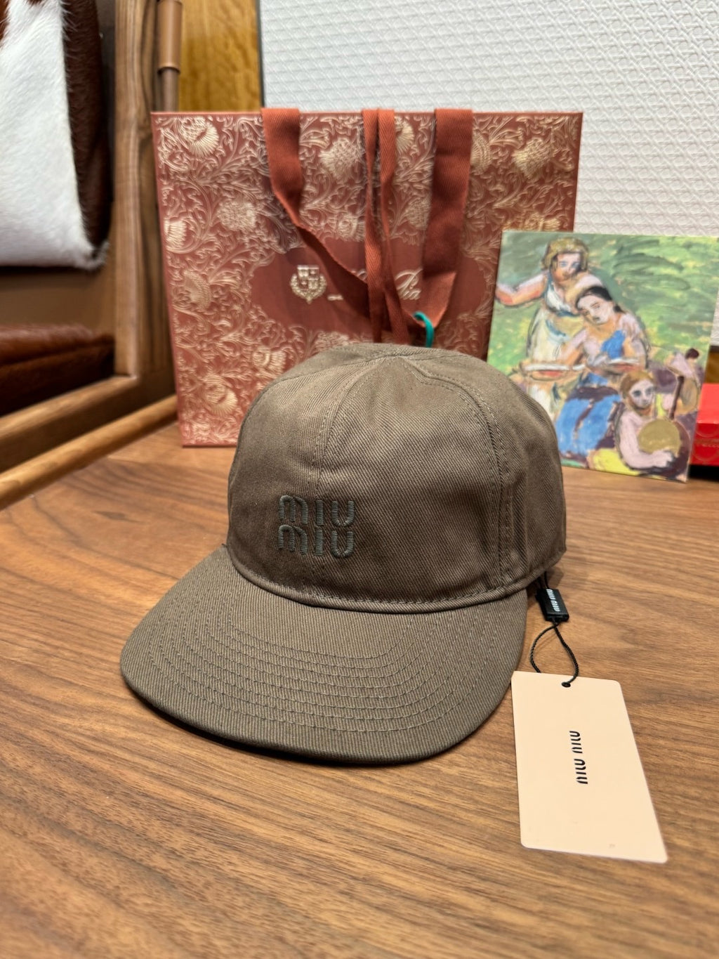 MIU MIU - Denim baseball cap