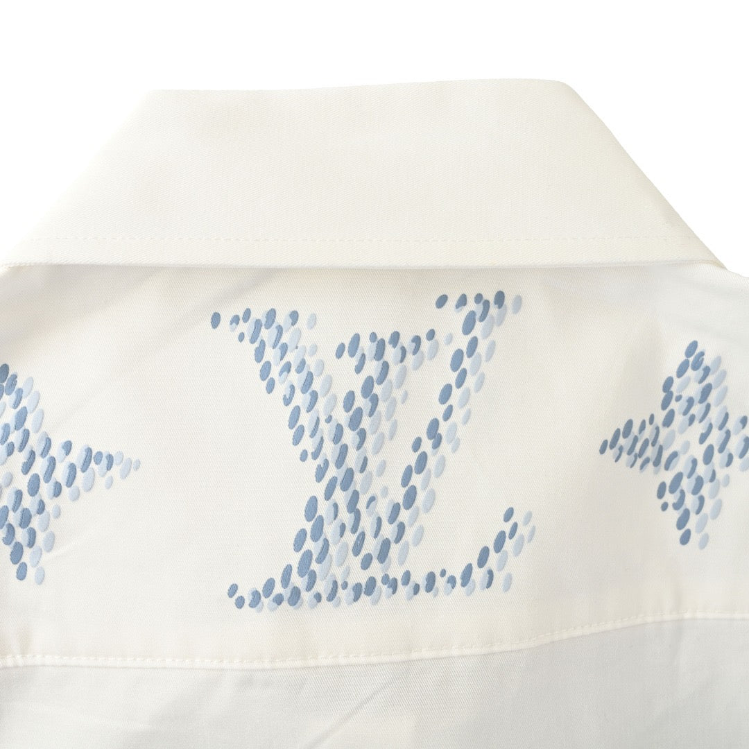 LOUIS VUITTON - Printed Signature Long-Sleeved Shirt