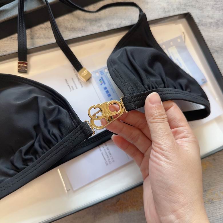 CELINE - Triomphe Balconette swimsuit