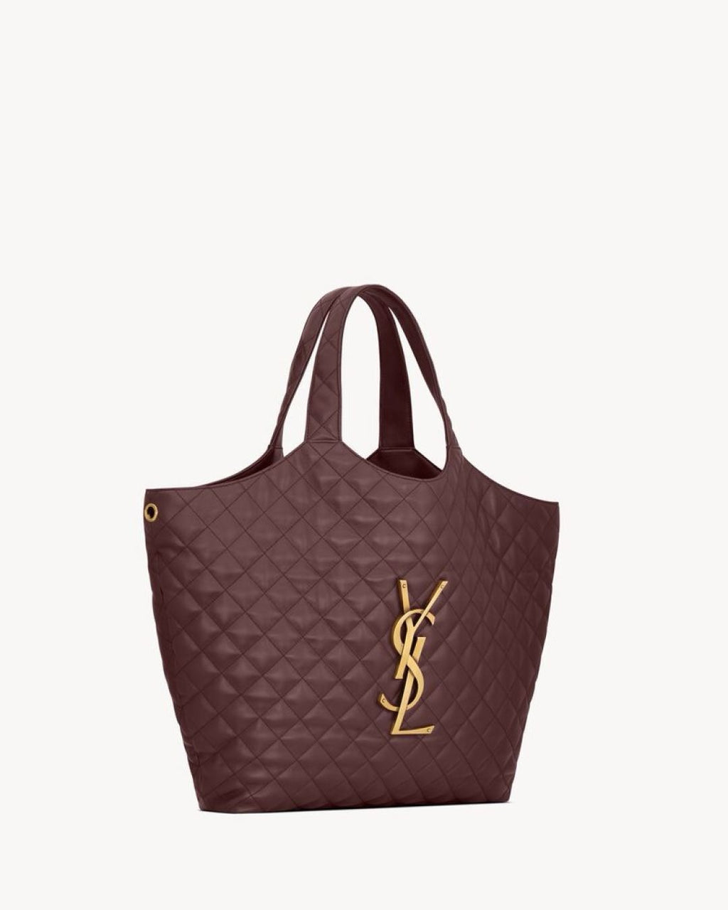 SAINT LAURENT- bea tote in grained leather