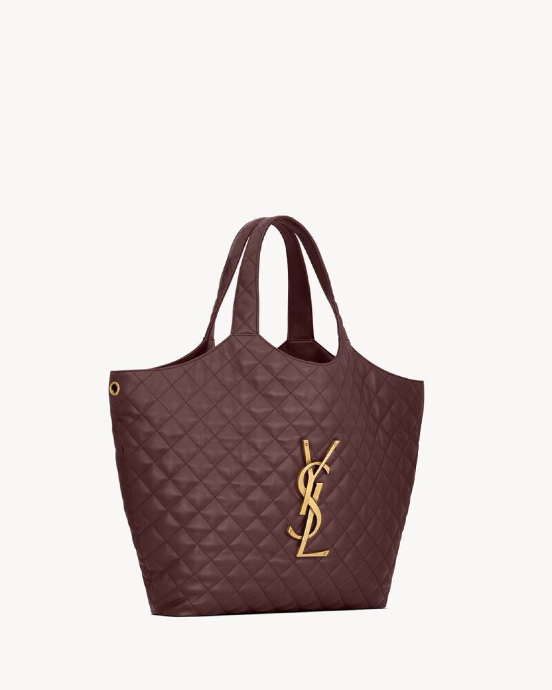 SAINT LAURENT- bea tote in grained leather