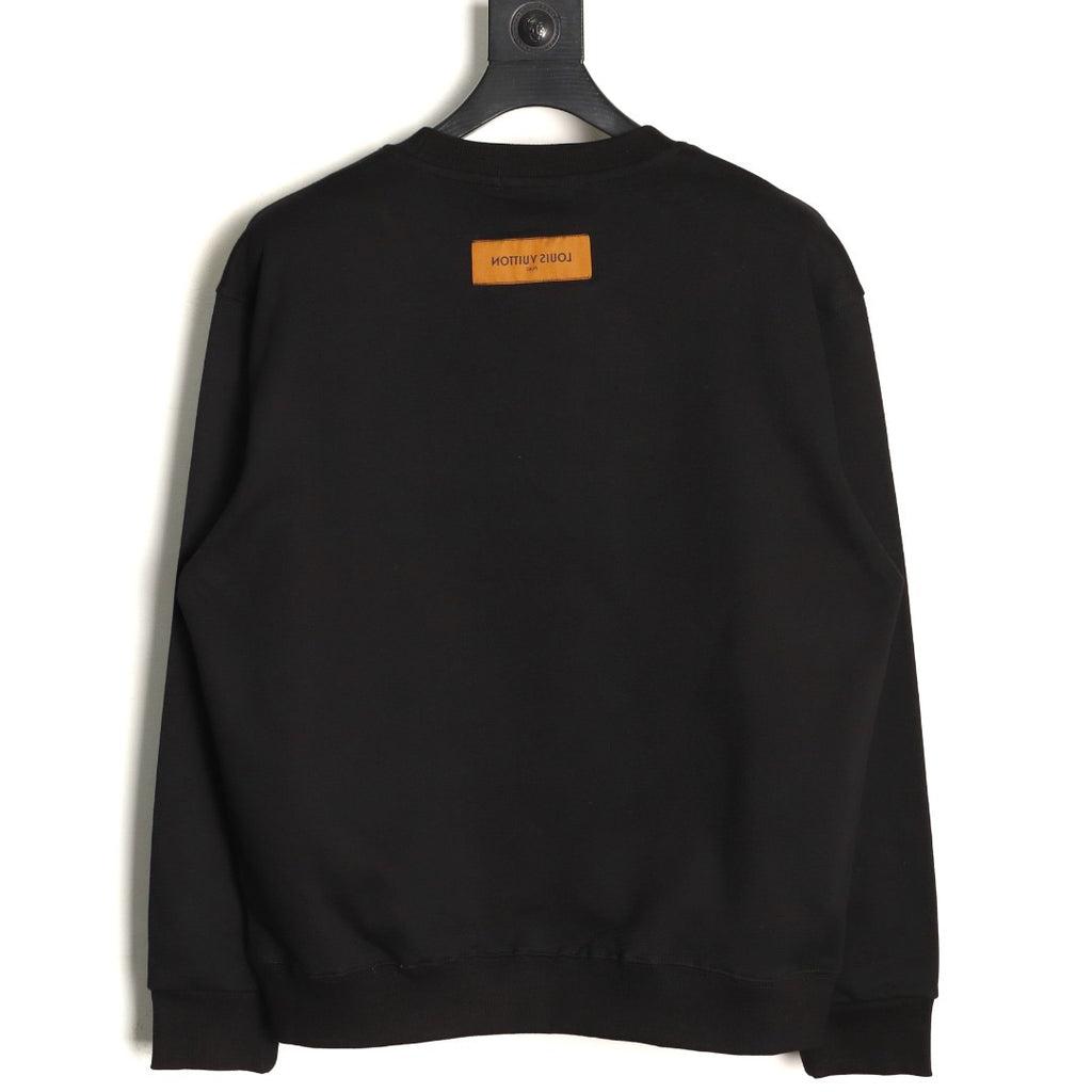 LOUIS VUITTON -unisex Cursive Signature Pullove