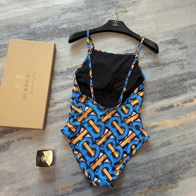 BURBERRY - Women's Blue Tb Monogram Print