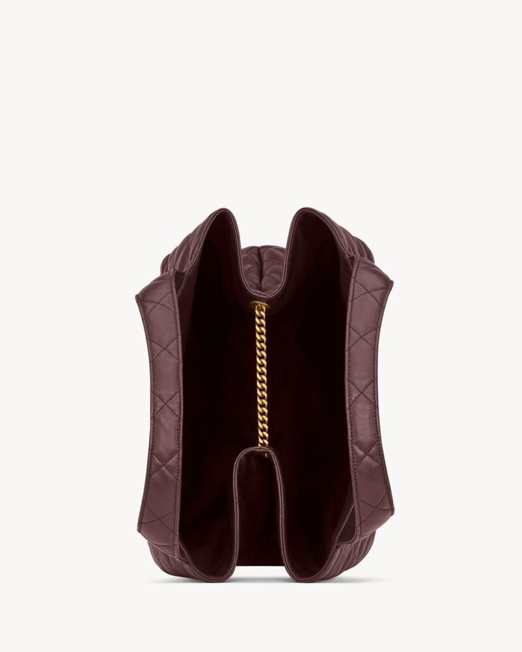 SAINT LAURENT- bea tote in grained leather