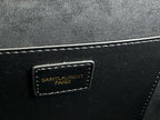 SAINT LAURENT- Black Leather Handbag