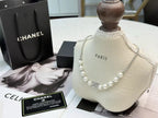 CHANEL - Crystal CC Choker Necklace