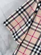 BURBERRY - Stretch Poplin Check Short Sleeve Shirt