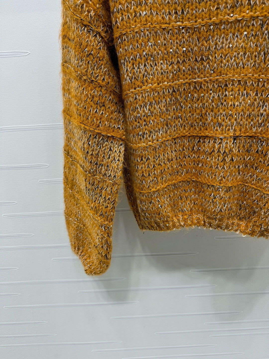 CHANEL - Chanel Boutique CC Logo Vintage Mustard Wool