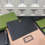 GUCCI - Marmont Leather Clutch