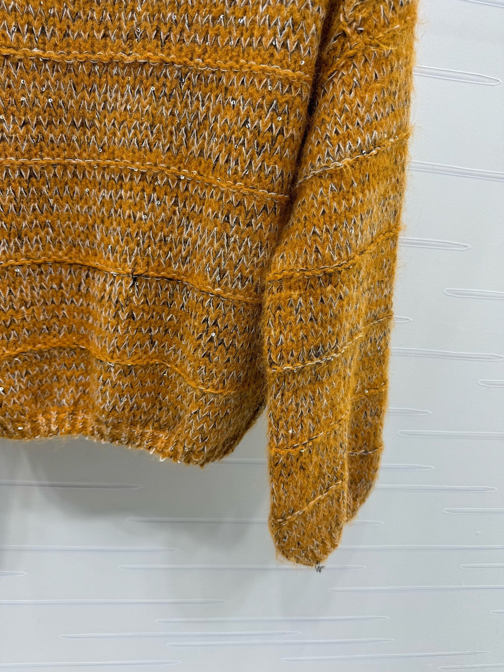 CHANEL - Chanel Boutique CC Logo Vintage Mustard Wool