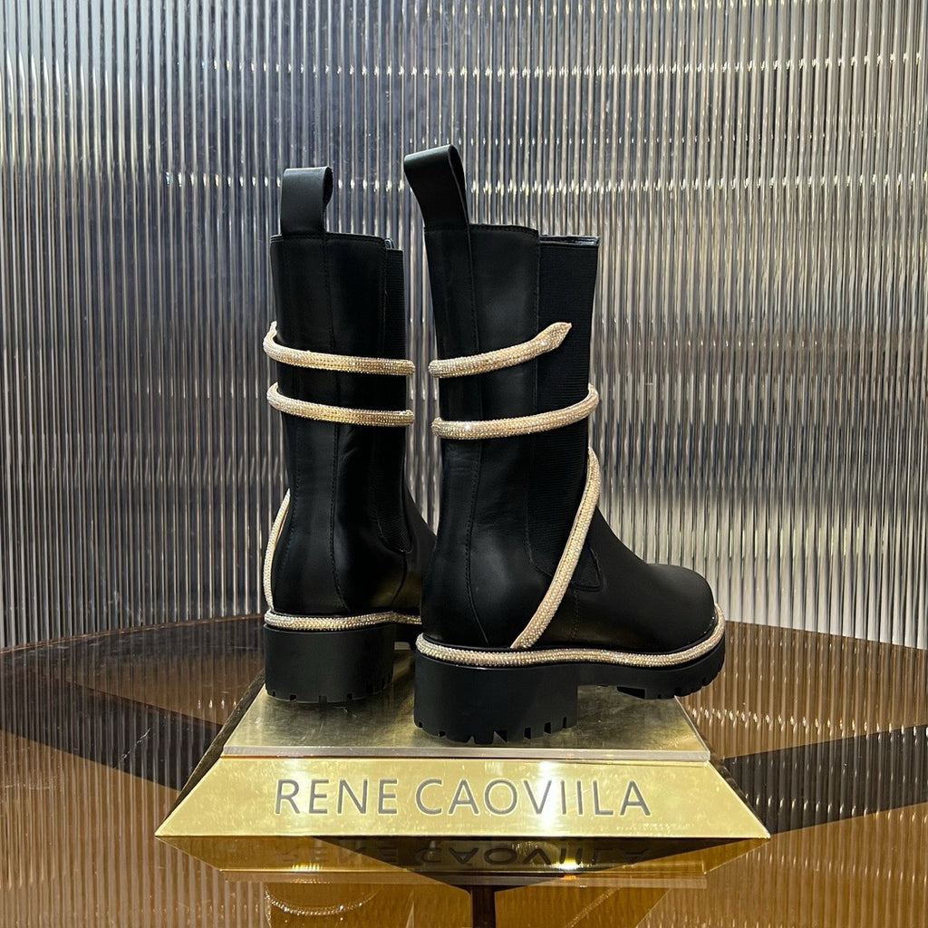RENE CAOVILLA - jeweled jumper biker