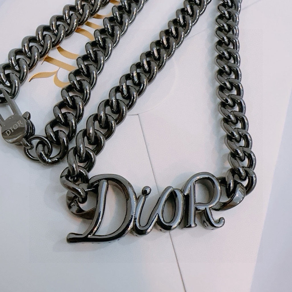 DIOR - Oblique Pendant Necklace