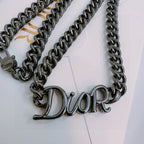 DIOR - Oblique Pendant Necklace