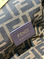 FENDI - Women's White Small First Crystal Bag