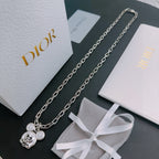DIOR - Oblique Pendant Necklace
