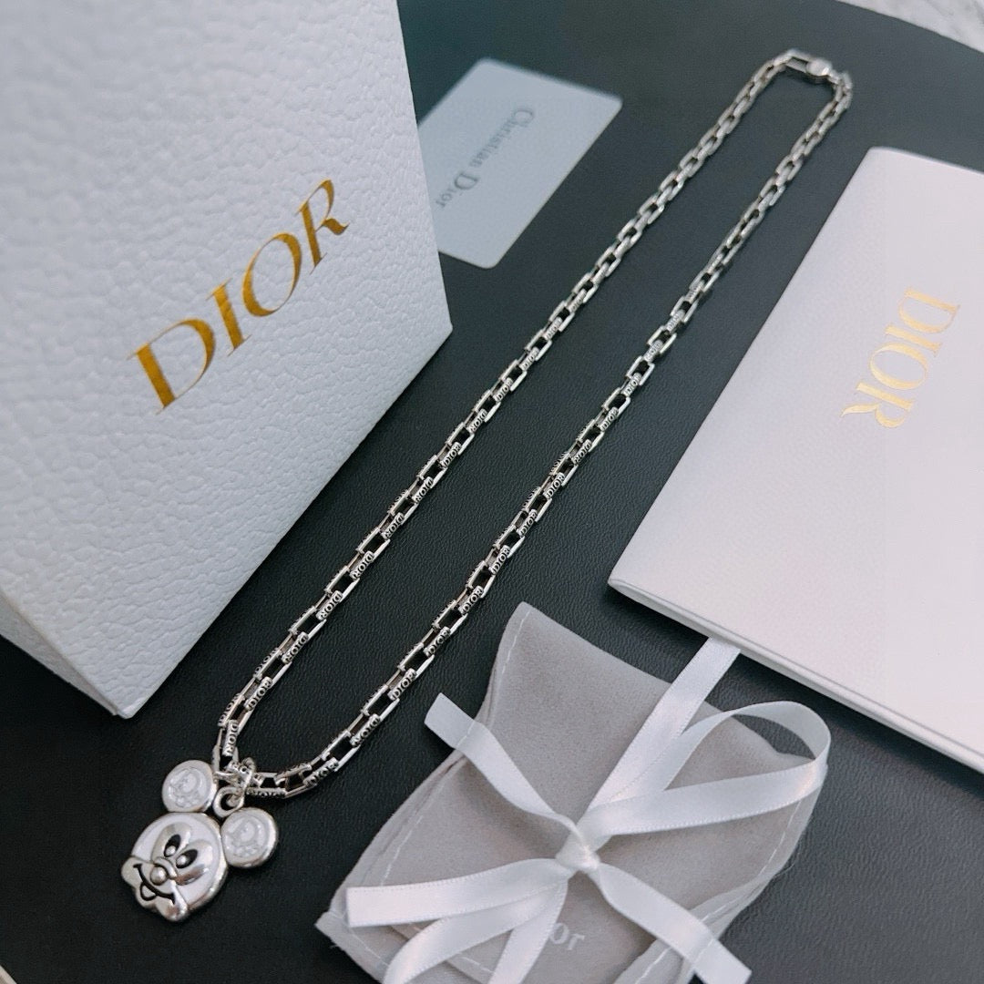DIOR - Oblique Pendant Necklace