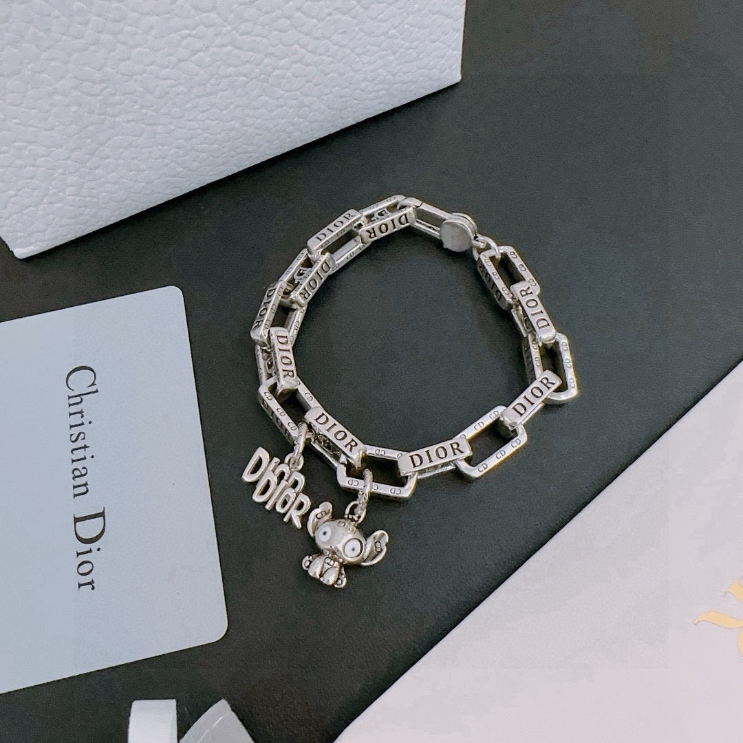 DIOR - CD Icon Chain Link Bracelet