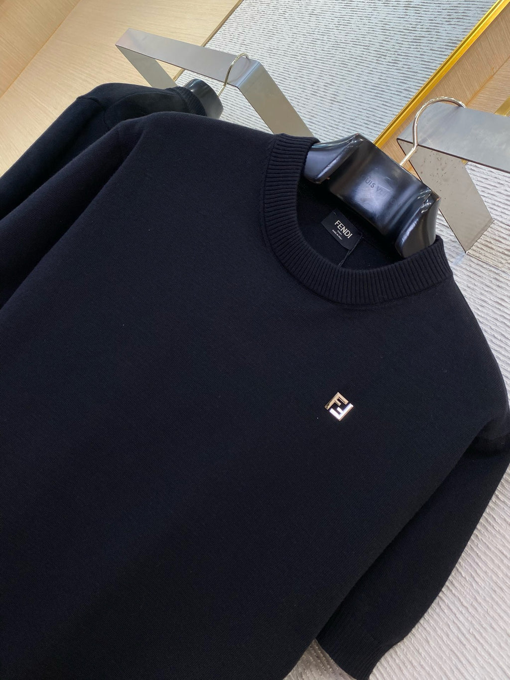 FENDI - Jacquard Knitted T-Shirt