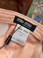 MIU MIU - Denim baseball cap
