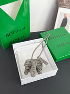 BOTTEGA VENETA - Intrecciato Leather Bag Charm