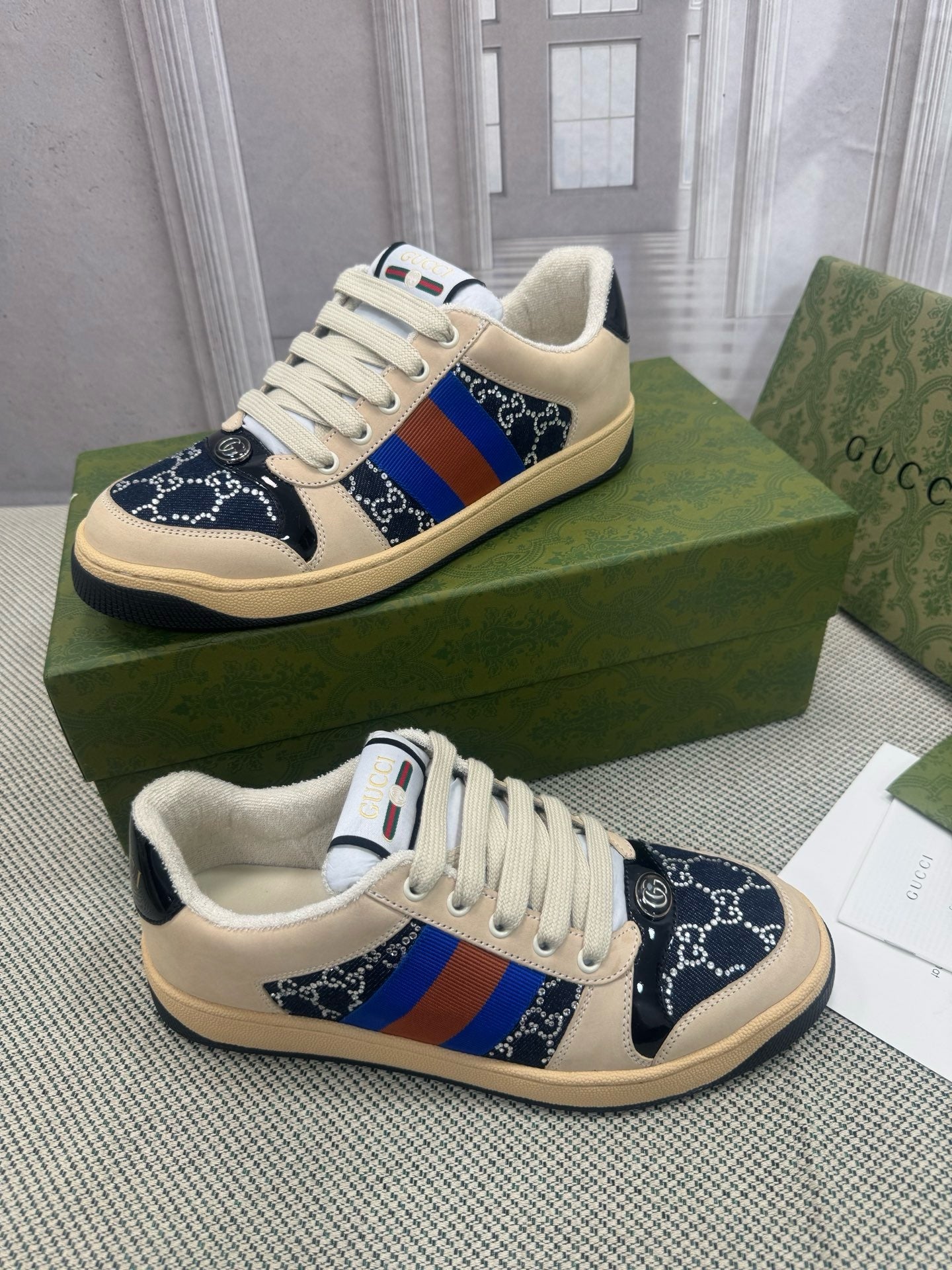 GUCCI - GG crystal Screener sneaker