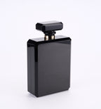 CHANEL - Chanel Balck/Gold Plexiglass Perfume Bottle Evening Bag