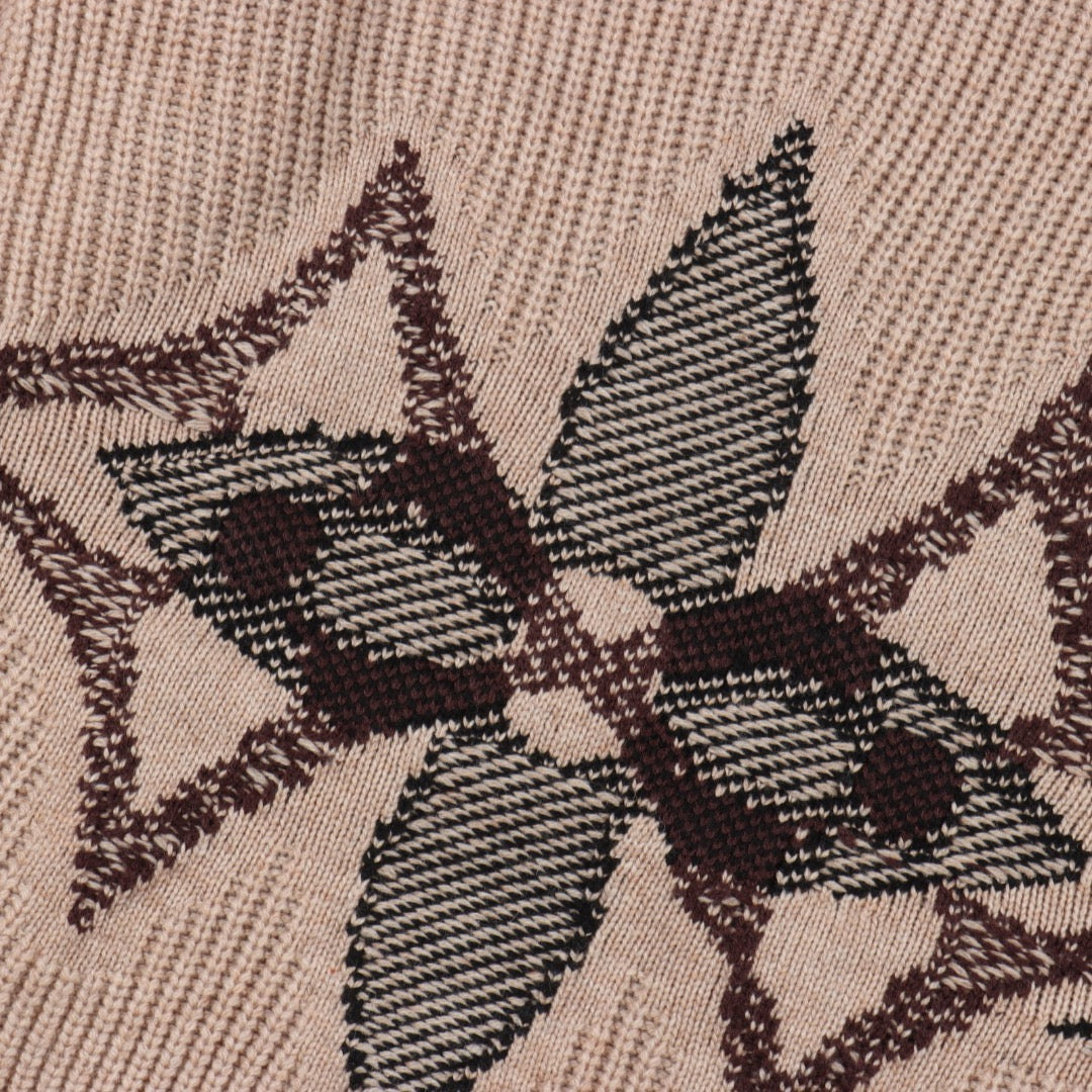 LOUIS VUITTON - Applikation ribbet strik sweater