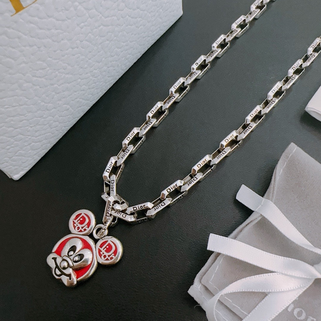 DIOR - Oblique Pendant Necklace