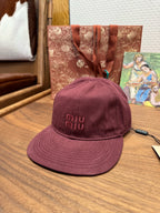 MIU MIU - Denim baseball cap