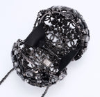 CHANEL - Gold Metal Strass Crystal Sphere Minaudiere Clutch Hardware, 2025