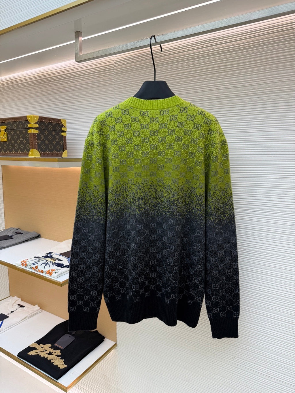 GUCCI  -  GG Wool Cashmere Jacquard Sweater