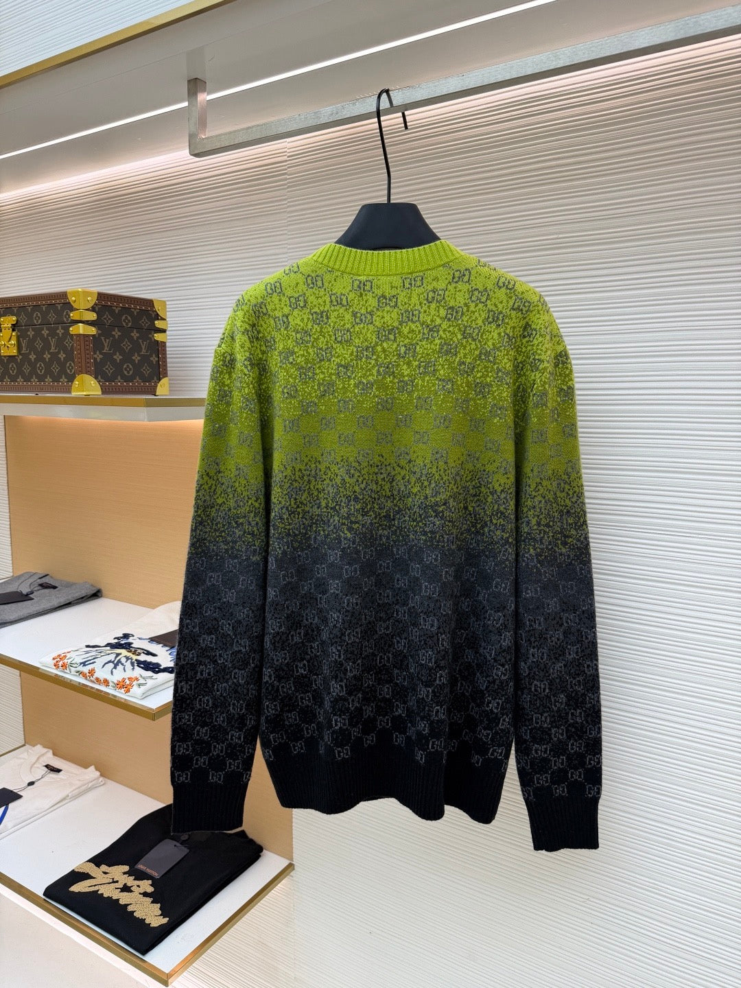 GUCCI  -  GG Wool Cashmere Jacquard Sweater