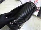SAINT LAURENT- Black Leather Handbag