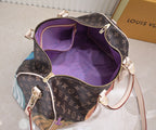 LOUIS VUITTON - x Yayoi Kusama Monogram Keepall Bandoulière 50 duffle bag