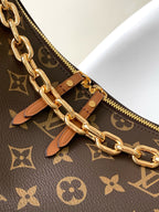 LOUIS VITTON - Monogram Reverse Canvas Loop Hobo Bag