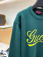 GUCCI  - Knit wool jumper with intarsia unisex