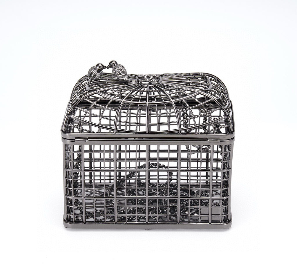CHANEL - BIRD CAGE BAG RUNWAY EVENING BAG