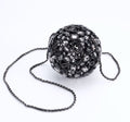 CHANEL - Gold Metal Strass Crystal Sphere Minaudiere Clutch Hardware, 2025