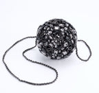 CHANEL - Gold Metal Strass Crystal Sphere Minaudiere Clutch Hardware, 2025
