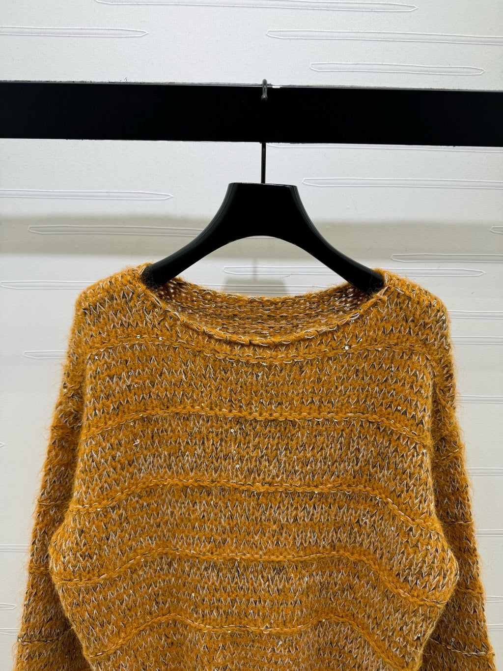 CHANEL - Chanel Boutique CC Logo Vintage Mustard Wool