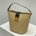 CELIN - MINI BUCKET LOUISE IN RAFFIA