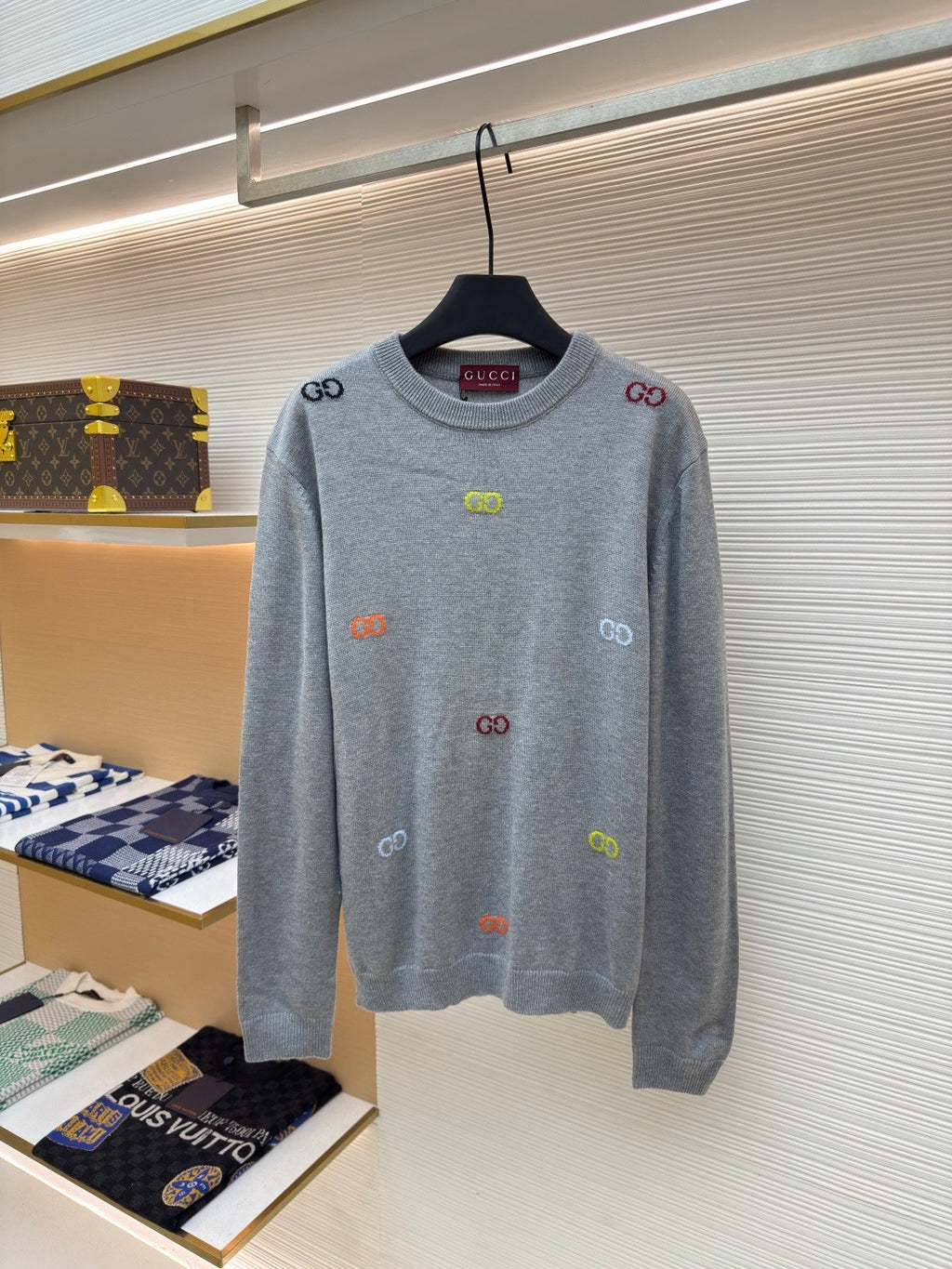 GUCCI  - Gg Intarsia Crewneck Sweater